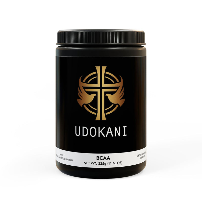 UdokAni Fitness - BCAA Supplement, Grape (325g, 11.46oz, 50 servings)