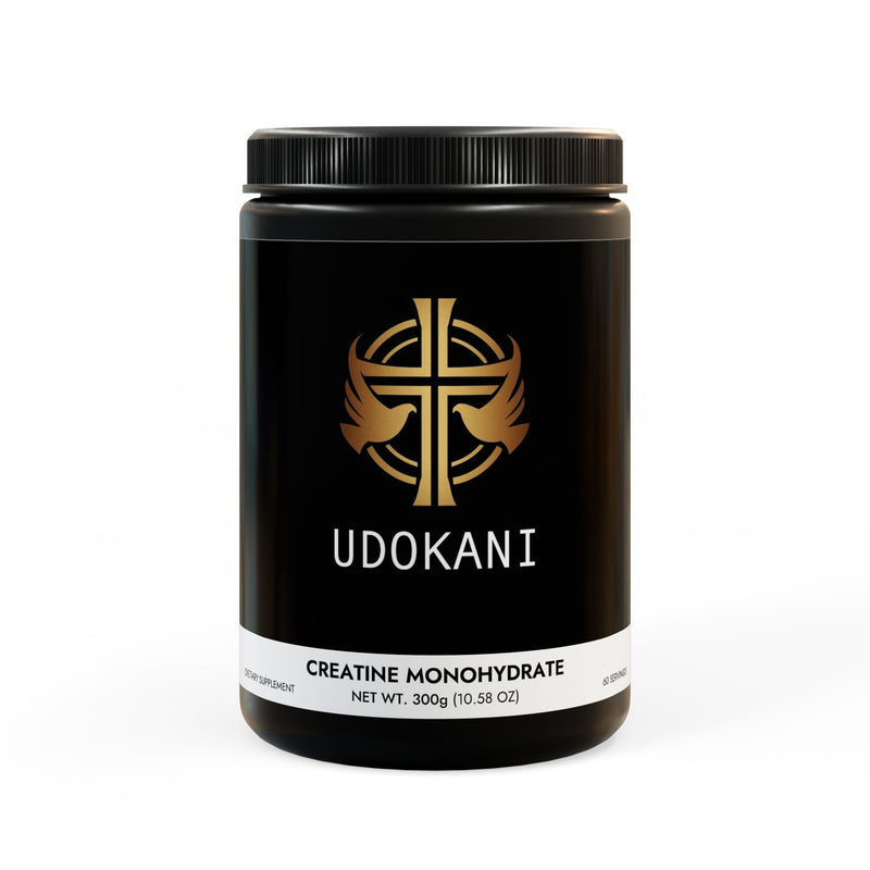 UdokAni Fitness - Creatine Monohydrate Supplement (300g, 10.58oz)