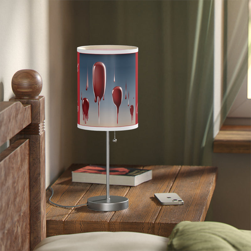 "Covered By The Blood" Lamp on a Stand