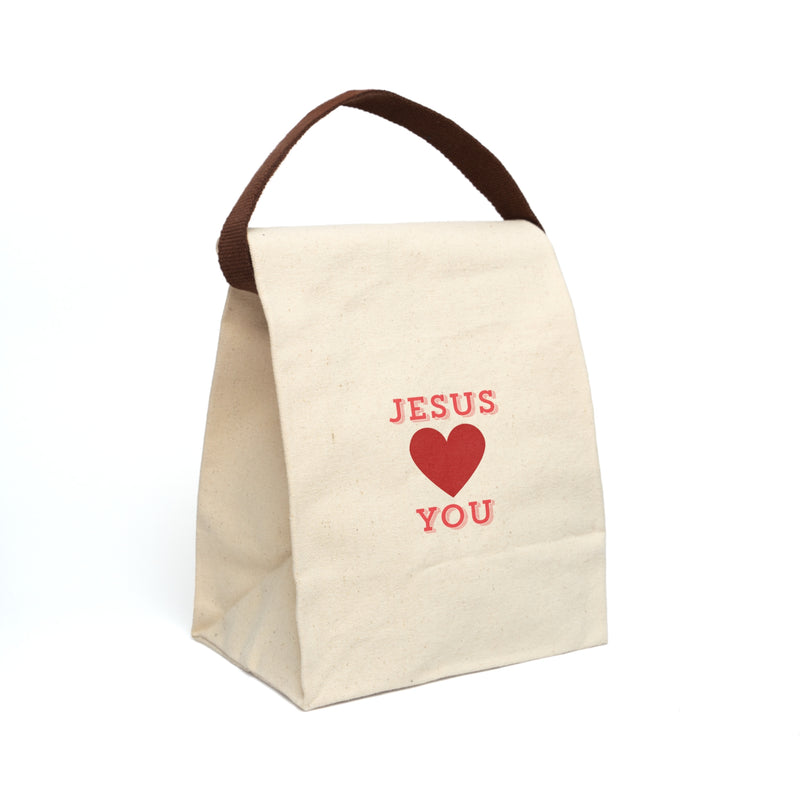 Jesus Loves You Lunch Bag With Strap