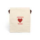Jesus Loves You Lunch Bag With Strap