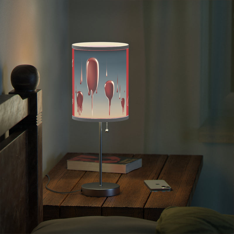 "Covered By The Blood" Lamp on a Stand