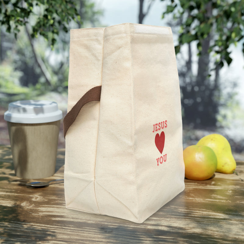 Jesus Loves You Lunch Bag With Strap