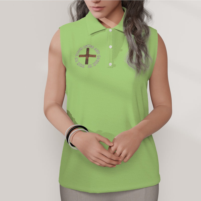 The Path is Narrow Women's Sleeveless POLO Shirt