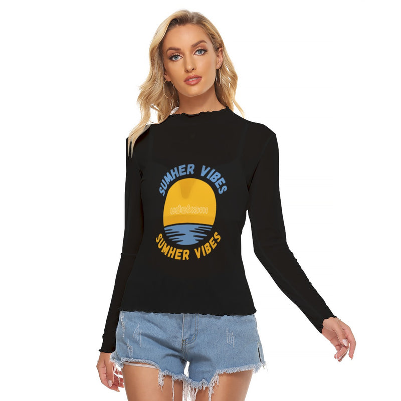 SUM HER Vibes Women's Mesh Long Sleeve