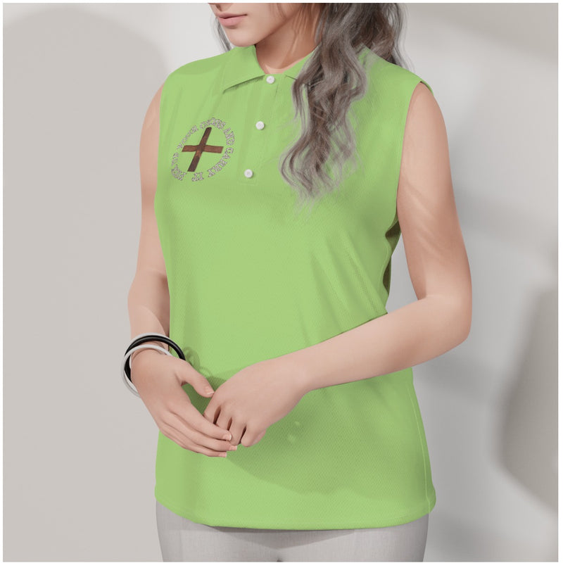 The Path is Narrow Women's Sleeveless POLO Shirt