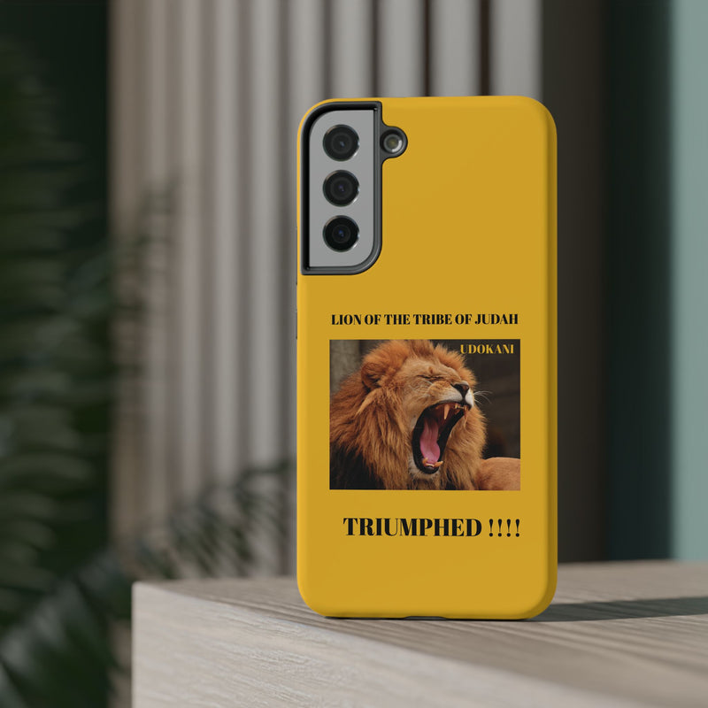 "Triumph Stamped" Impact-Resistant Cases