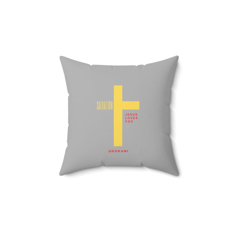 UdokAni SALVATION Spun Polyester Square Pillow - UdokAni