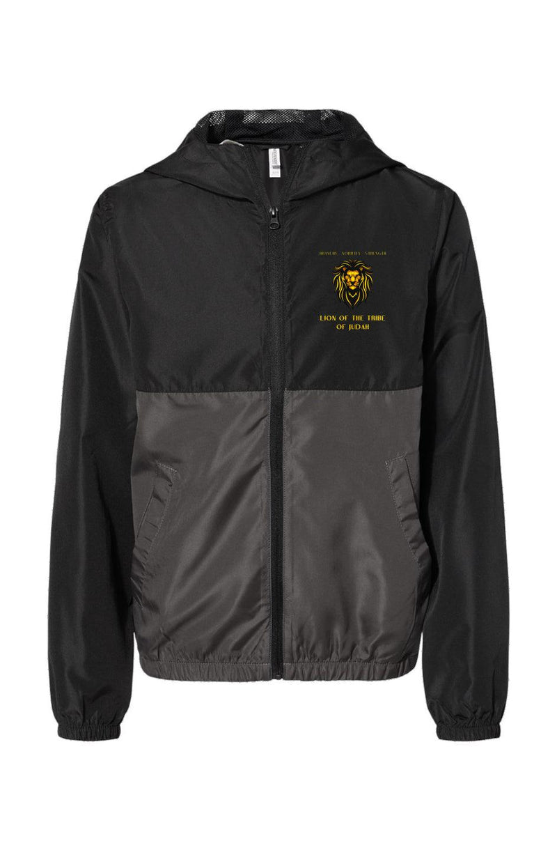 UdokAni Black Graphite Windbreaker Jacket