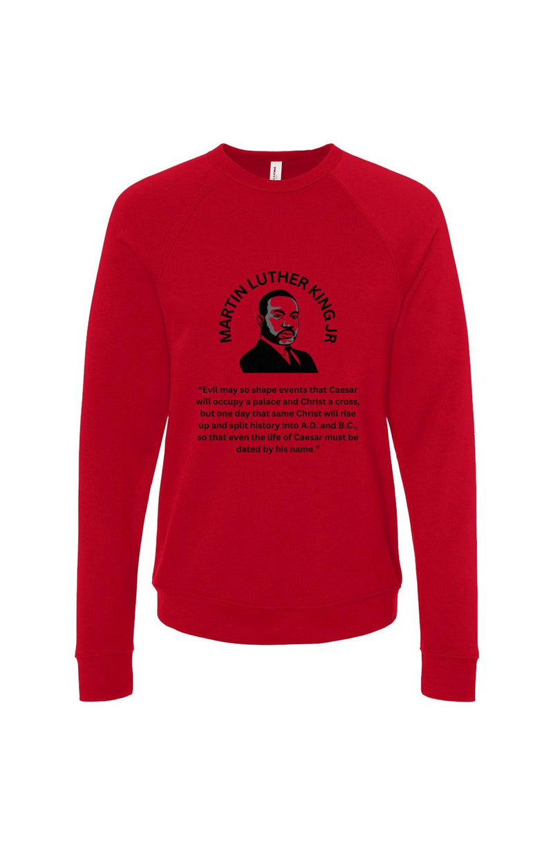 UdokAni "MLK" Fleece Sweatshirt Red