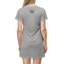 Inspirational Prayer T-Shirt Dress - "I Am in Christ" Design