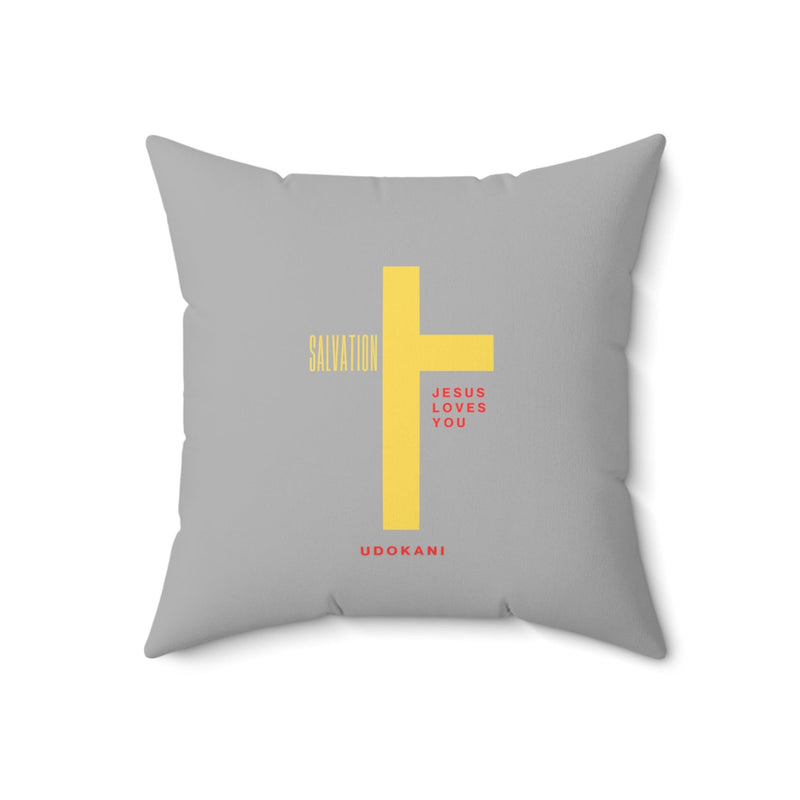 UdokAni SALVATION Spun Polyester Square Pillow - UdokAni