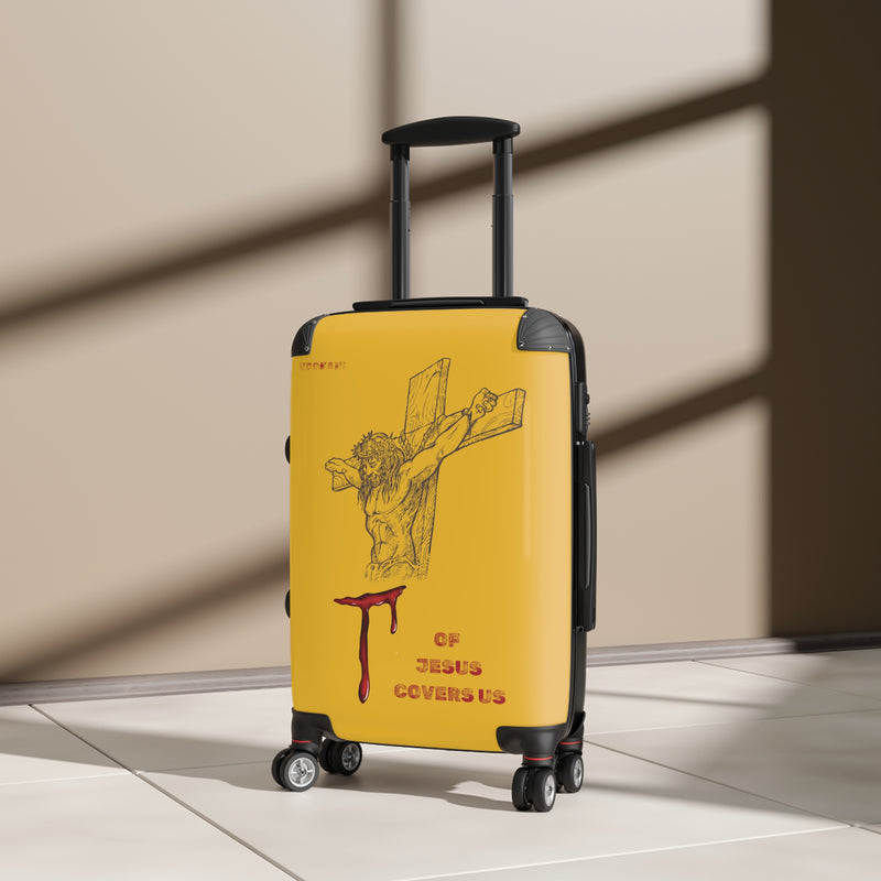 "Blood Of Jesus Covers Us" Suitcase