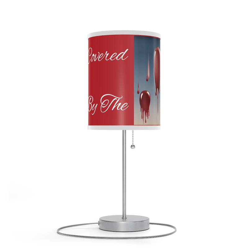 "Covered By The Blood" Lamp on a Stand