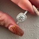 Elegant 1 Carat Moissanite Ring